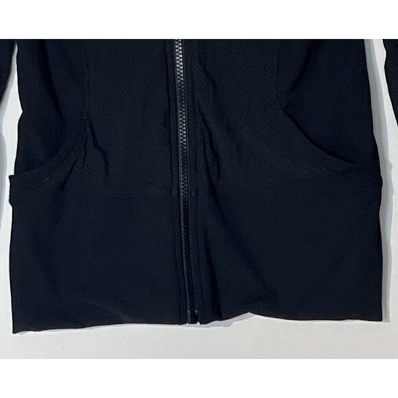 Lululemon In Flux Black Reversible Full Zip Hoodie Jacket - Picture 13 of 16